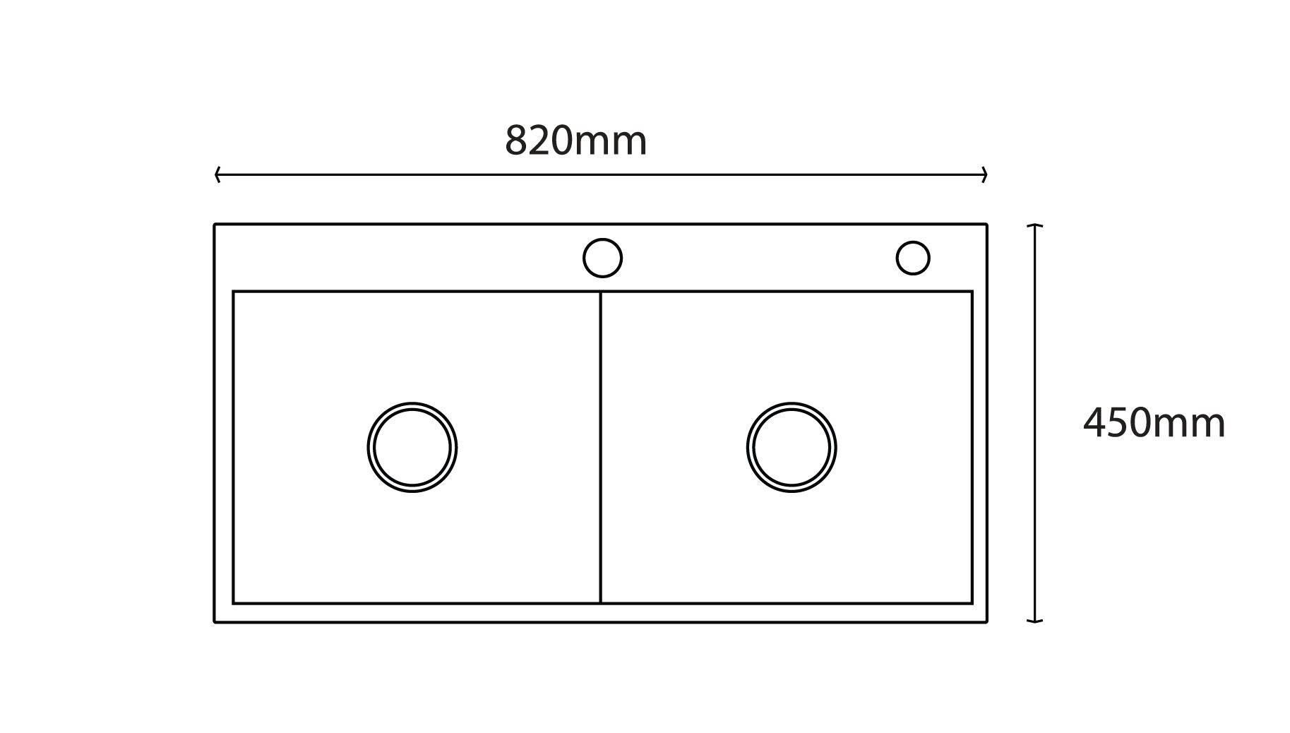 Thông số kỹ thuật chậu rửa bát HUGE H-1200A3