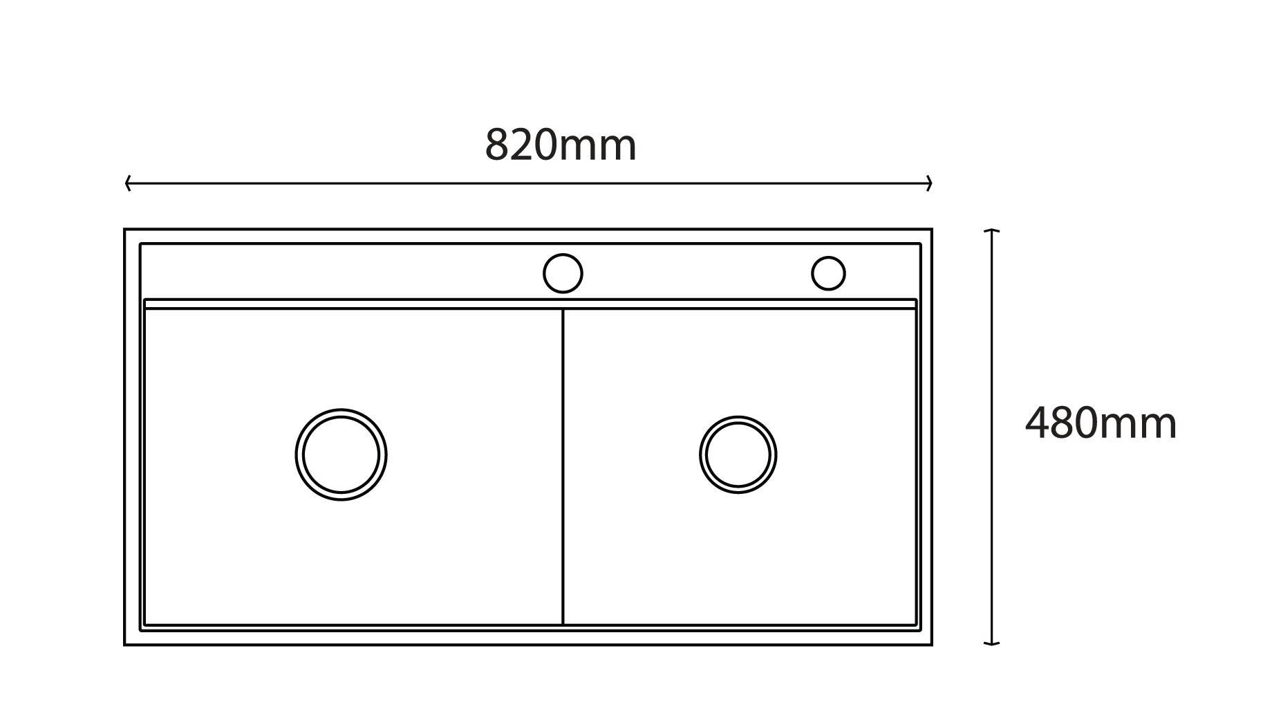 Thông số kỹ thuật chậu rửa bát P200A2