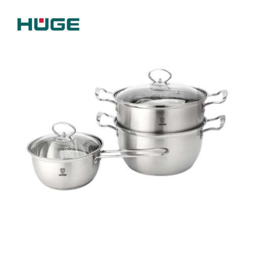 BỘ NỒI INOX 304 HUGE H-NI303