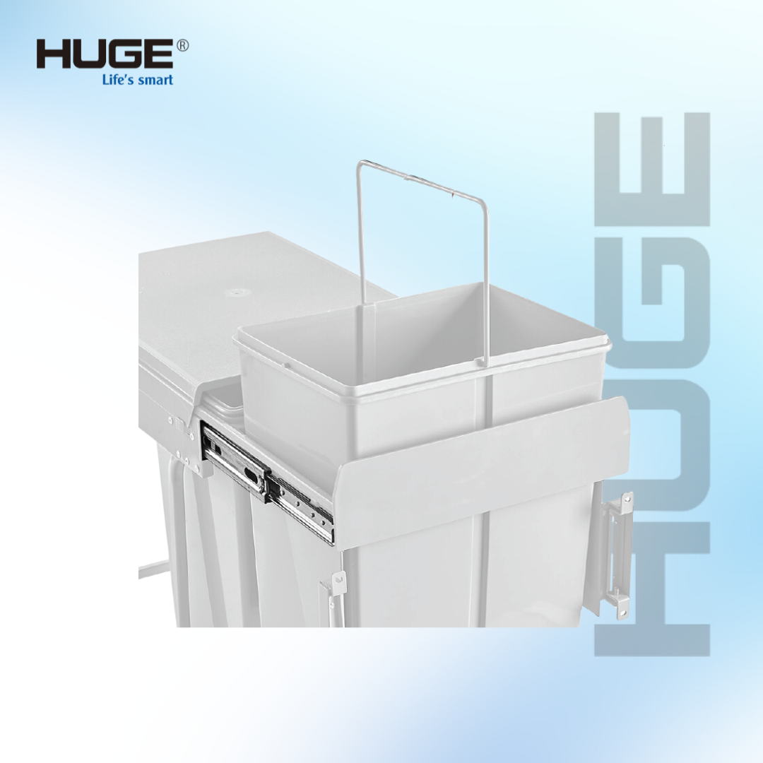Thùng rác thông minh 2 ngăn cánh mở HUGE