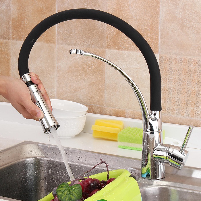 Vòi rửa bát thân mềm Vòi rửa bát thân mềm
