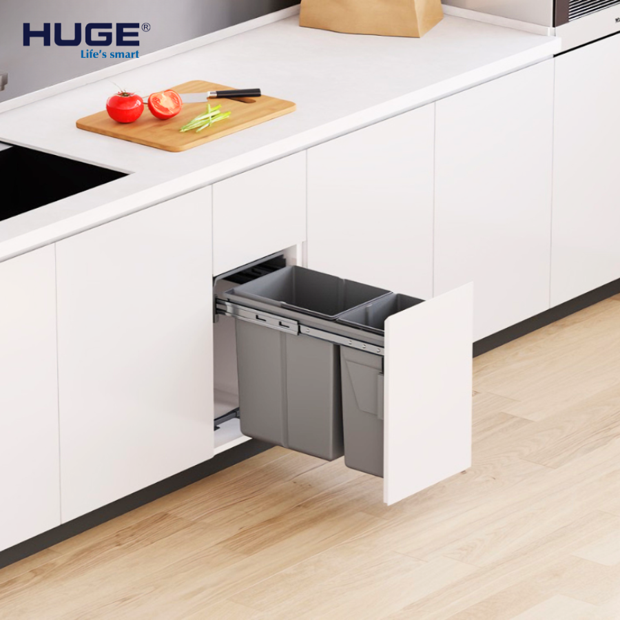 Lắp đặt thùng rác âm tủ Lắp đặt thùng rác âm tủ