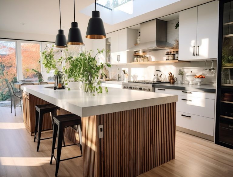 Thiết kế bếp mở với diện tích bếp nhỏ