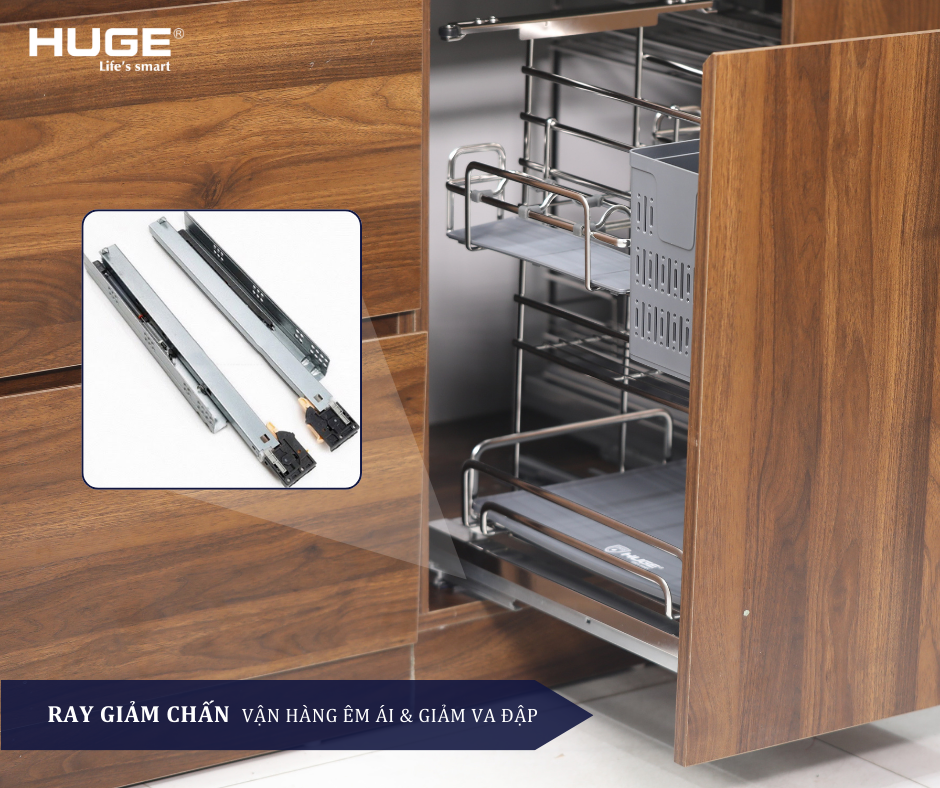 Ray trượt giảm chấn Ray trượt giảm chấn