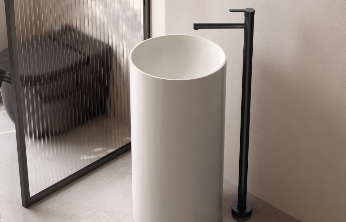 Lavabo đặt sàn – Biểu tượng của thẩm mỹ và đẳng cấp