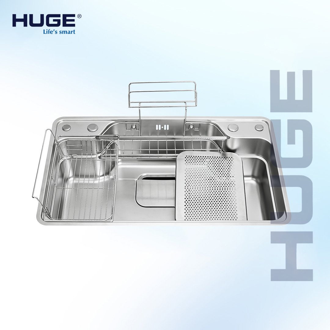 CHẬU RỬA BÁT HUGE H-JS8048 MAX