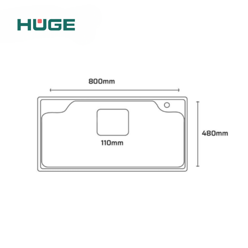 CHẬU RỬA BÁT HUGE H-JS8048 MAX 3 CHẬU RỬA BÁT HUGE H-JS8048 MAX - Ảnh 3